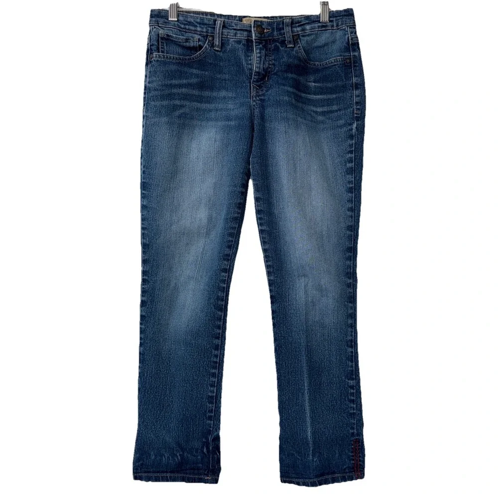 Nine West Vintage America Jeans‎ Juniors 6/28 Blue Stone Wash